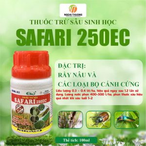 Thuốc Trừ Sâu Safari 250 EC – Chuyên Rệp, Rầy Cho Cây Trồng