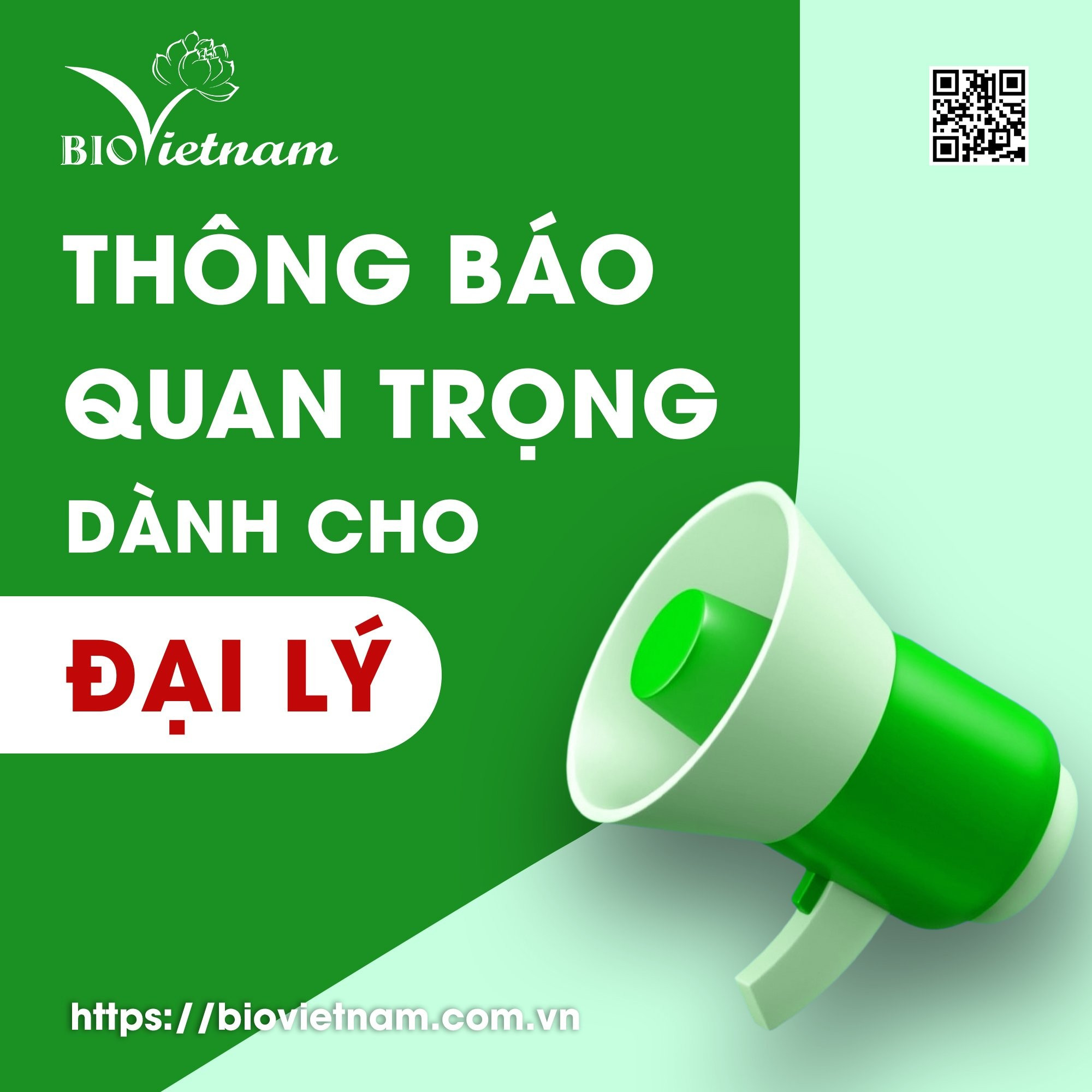 Thông Báo Quan Trọng Dành Cho Đại Lý